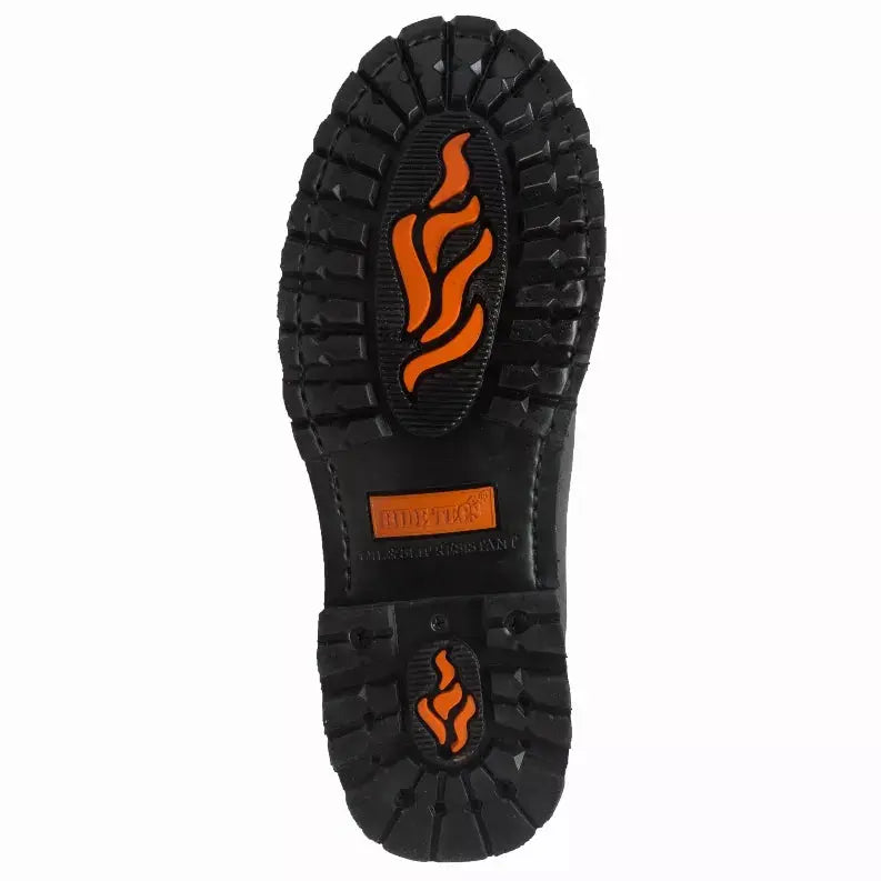 Men's 6" Reflective Double Zipper Biker RideTecs