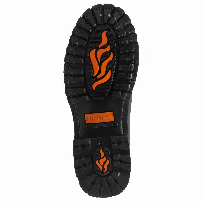 Men's 6" Reflective Double Zipper Biker RideTecs