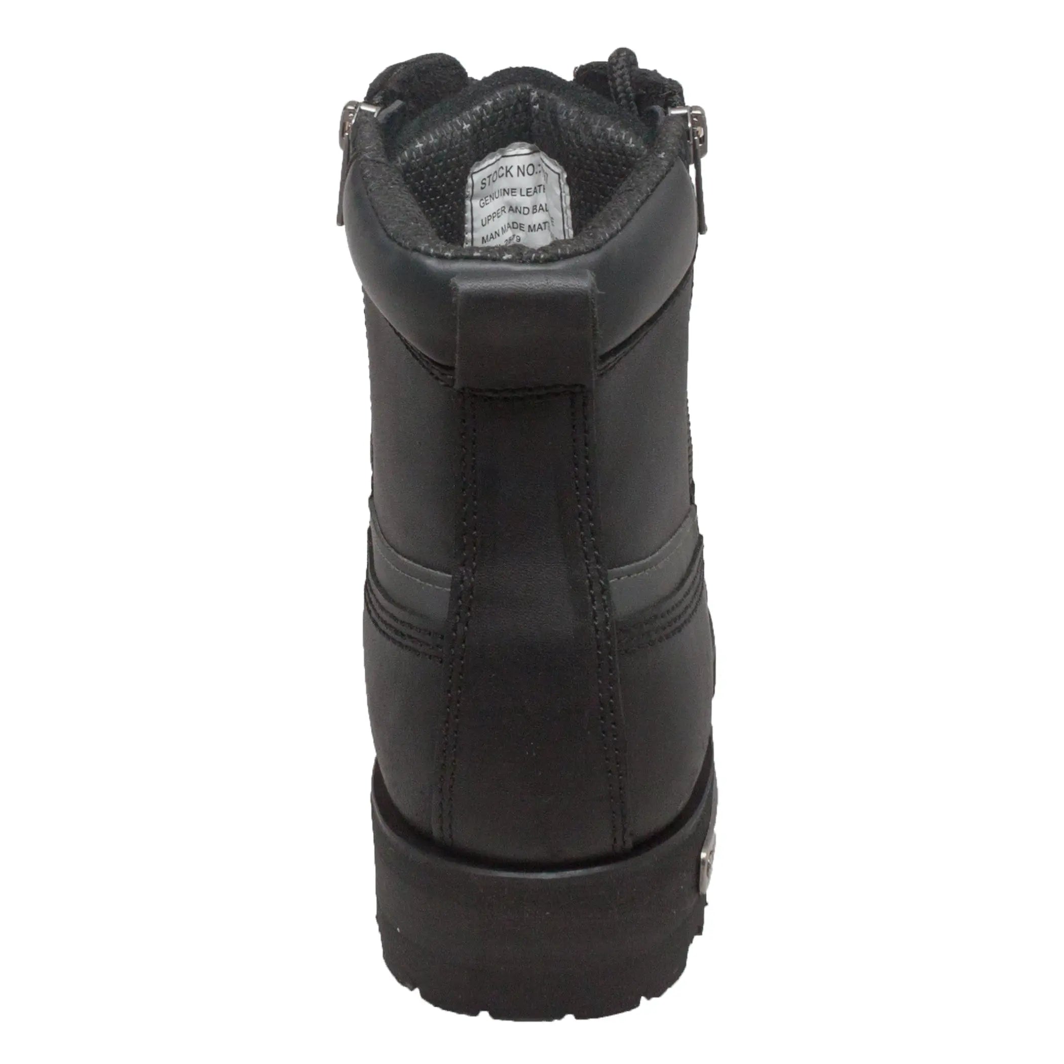 Men's 6" Reflective Double Zipper Biker RideTecs