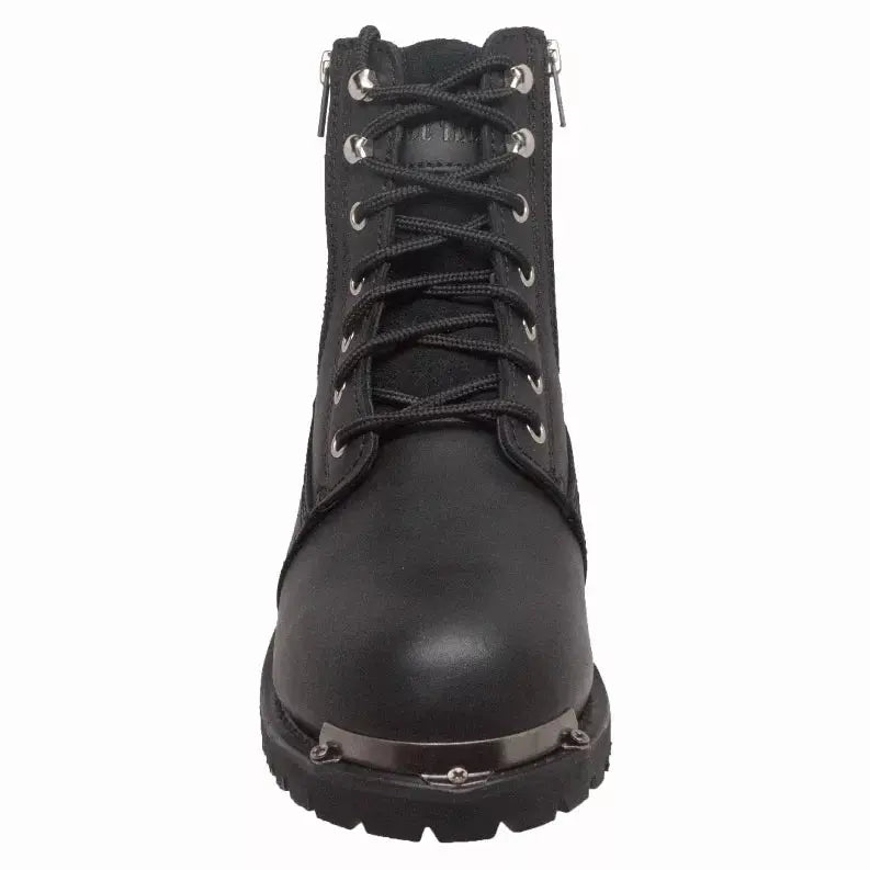 Men's 6" Reflective Double Zipper Biker RideTecs