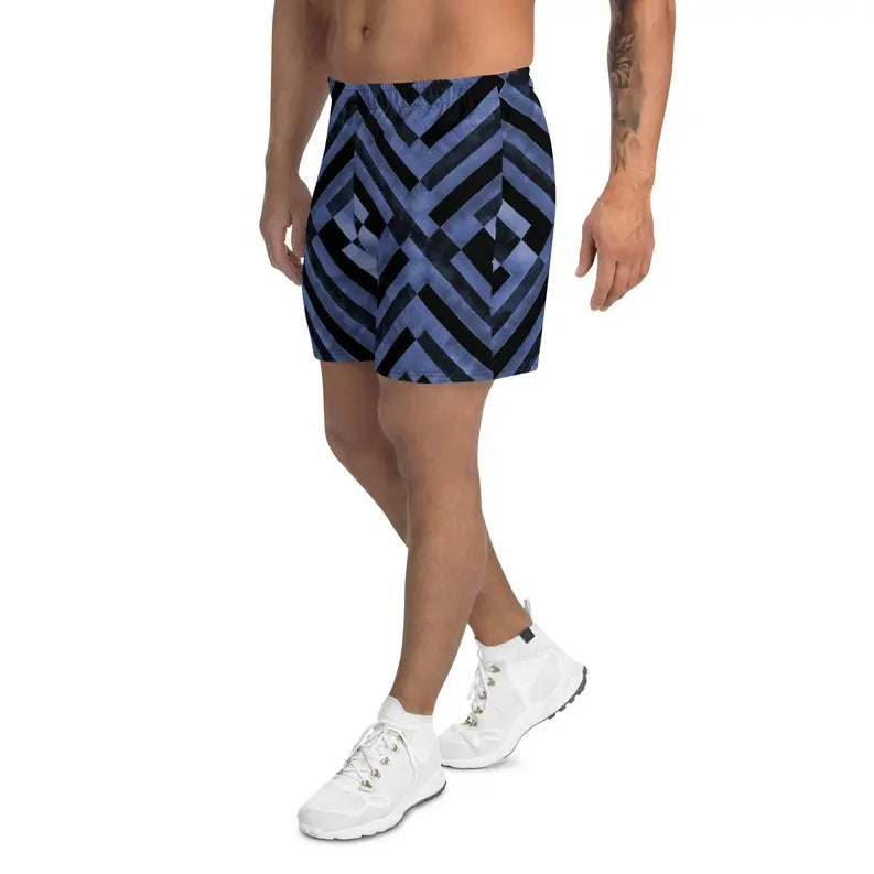 Men's Athletic Shorts in Indigo Adirelounge