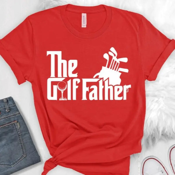 Men's Golf Father T-Shirt - Boys Printed Dream Team Designs