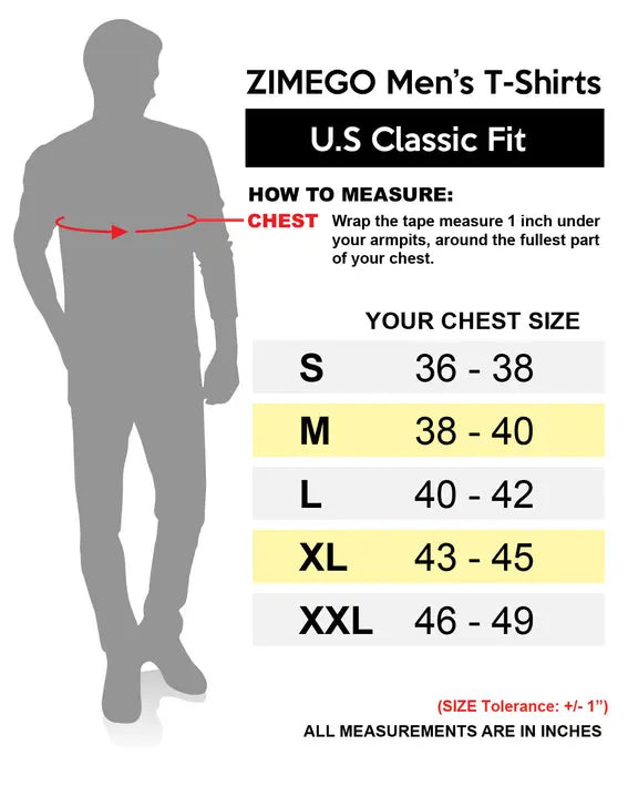 Men's Long Sleeve Crew Neck Vintage Wash T-Shirt with Curved Bottom Hem Zimego Apparel