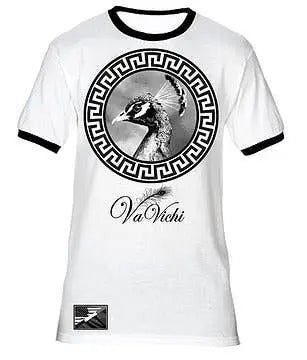 Men's VaVichi Peacock Portrait Ringer Tee VaVichi Clothiers