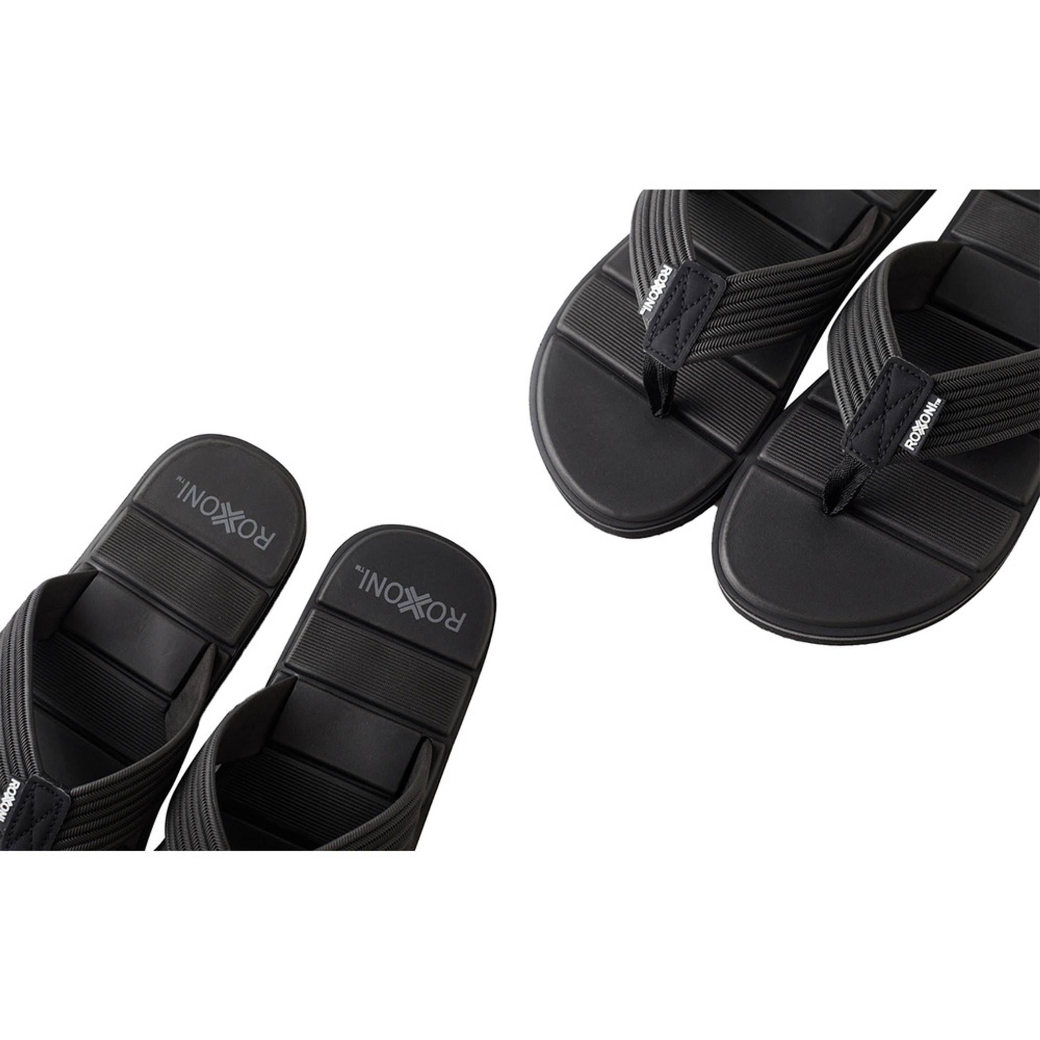 Mens Comfort Flip Flops: Lightweight with Arch Support, Ideal for Summer, Various Sizes & Colors Roxoni