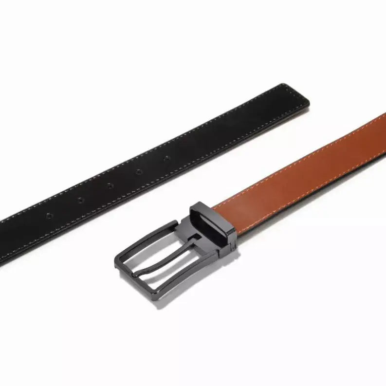 Mens Patented Reversible Ratchet Belt Mark Fred