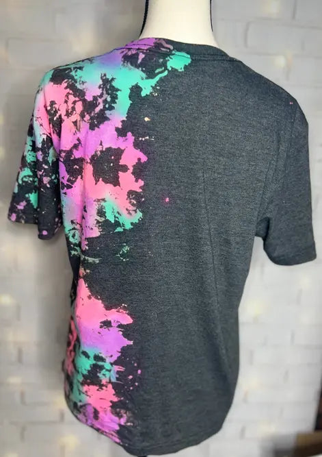 Mermaid Reverse Tie Dye Blank Tee The Blended Owl