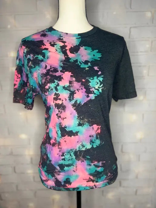 Mermaid Reverse Tie Dye Blank Tee The Blended Owl