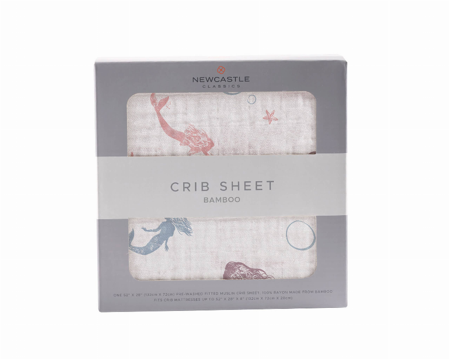 Mermaids Crib Sheet Newcastle Classics