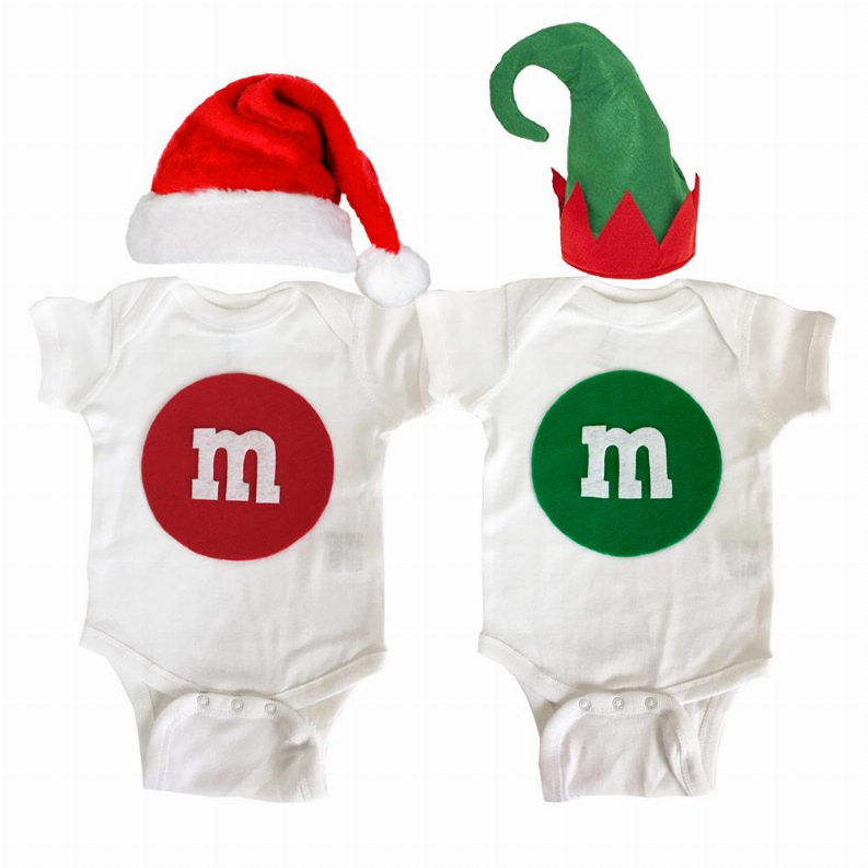 Merry Christmas - M and M's Baby Bodysuit Mi Cielo