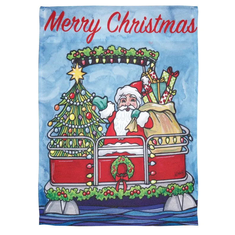 Merry Christmas Pontoon Flag Dicksons Inc