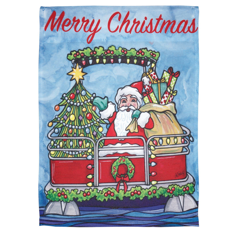 Merry Christmas Pontoon Flag Dicksons Inc