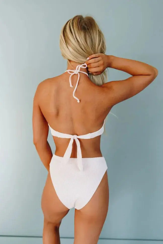 Mesquite Striped Bikini Stay Warm in Style