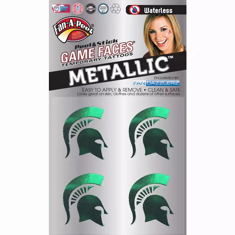 Metallic Peel & Stick Fan-A-Peel / Gamesfaces Innovative Adhesives, LLC