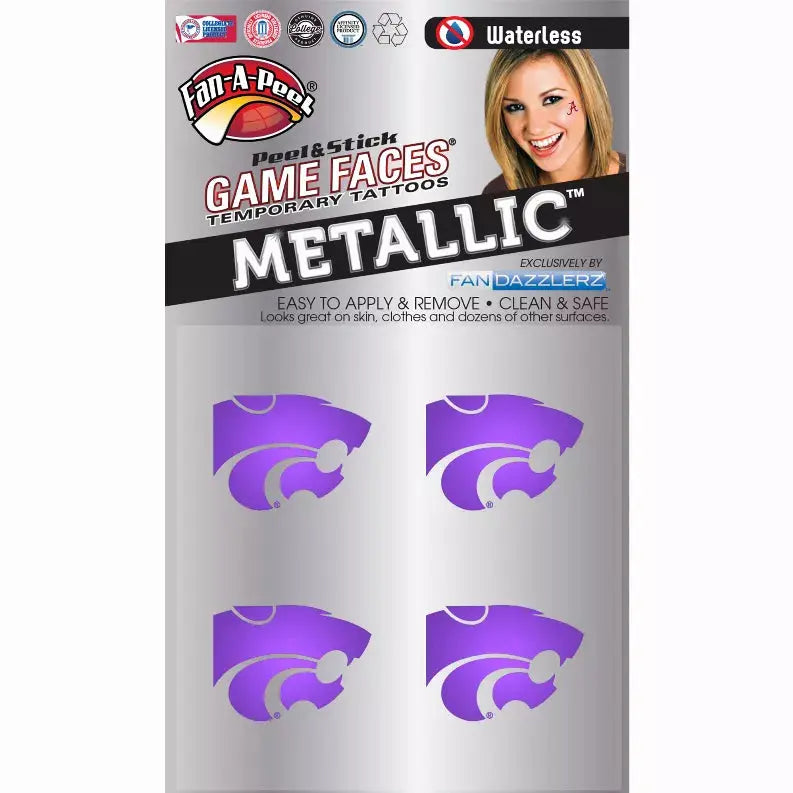 Metallic Peel & Stick Fan-A-Peel / Gamesfaces Innovative Adhesives, LLC