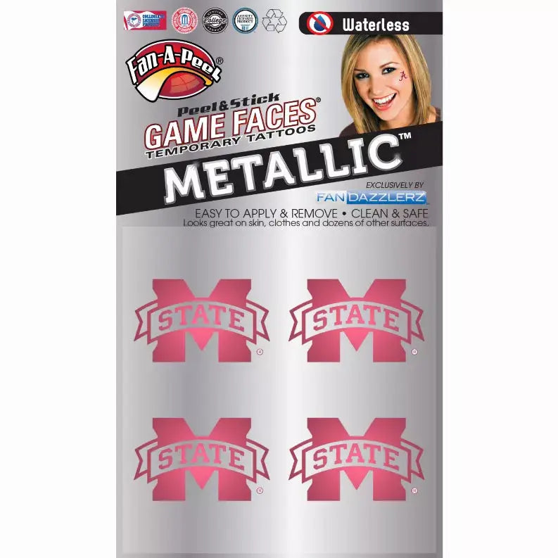 Metallic Peel & Stick Fan-A-Peel / Gamesfaces Innovative Adhesives, LLC