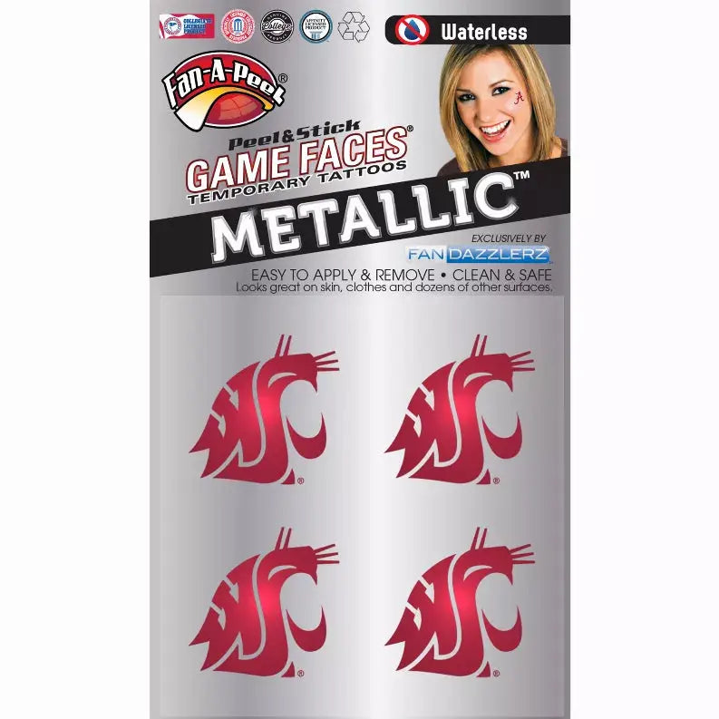 Metallic Peel & Stick Fan-A-Peel / Gamesfaces Innovative Adhesives, LLC