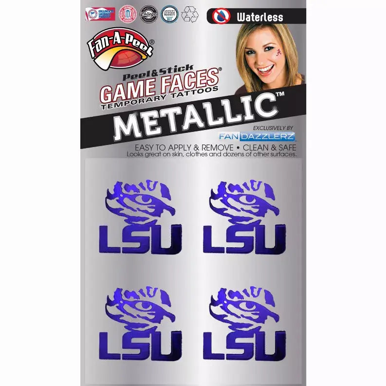 Metallic Peel & Stick Fan-A-Peel / Gamesfaces Innovative Adhesives, LLC