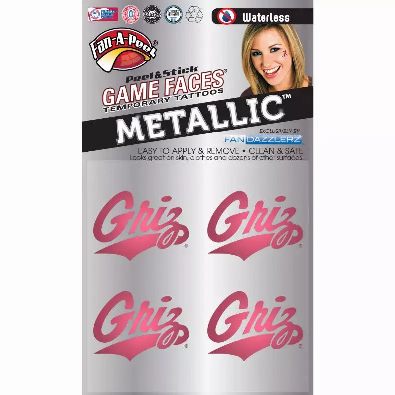 Metallic Peel & Stick Fan-A-Peel / Gamesfaces Innovative Adhesives, LLC