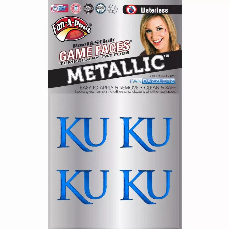 Metallic Peel & Stick Fan-A-Peel / Gamesfaces Innovative Adhesives, LLC