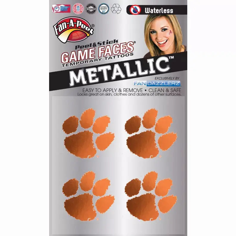 Metallic Peel & Stick Fan-A-Peel / Gamesfaces Innovative Adhesives, LLC