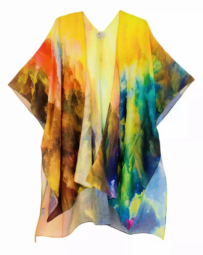 Metaphysical Rich Autumn Colors Kimono JC Sunny Fashion