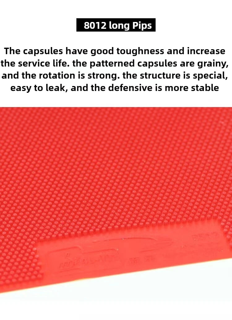 Meteor 9012/8512 Long Pips Table Tennis Rubber OX ITTF Approved Ping Pong Rubber 0.5mm Sponge for Table Tennis Racket Attack GreatEagleInc