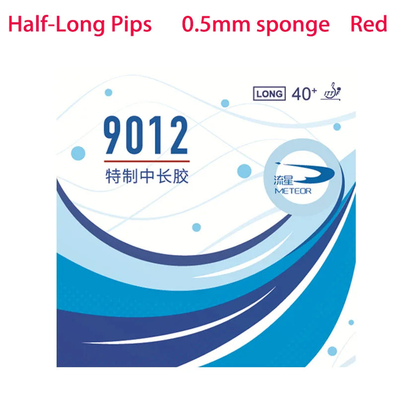 Meteor 9012/8512 Long Pips Table Tennis Rubber OX ITTF Approved Ping Pong Rubber 0.5mm Sponge for Table Tennis Racket Attack GreatEagleInc