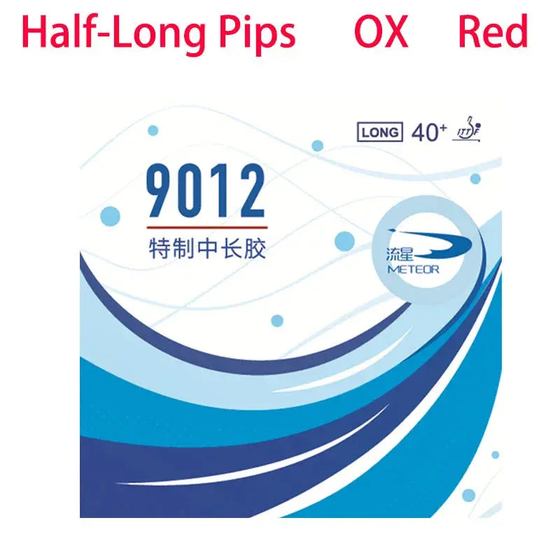 Meteor 9012/8512 Long Pips Table Tennis Rubber OX ITTF Approved Ping Pong Rubber 0.5mm Sponge for Table Tennis Racket Attack GreatEagleInc