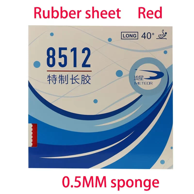 Meteor 9012/8512 Long Pips Table Tennis Rubber OX ITTF Approved Ping Pong Rubber 0.5mm Sponge for Table Tennis Racket Attack GreatEagleInc