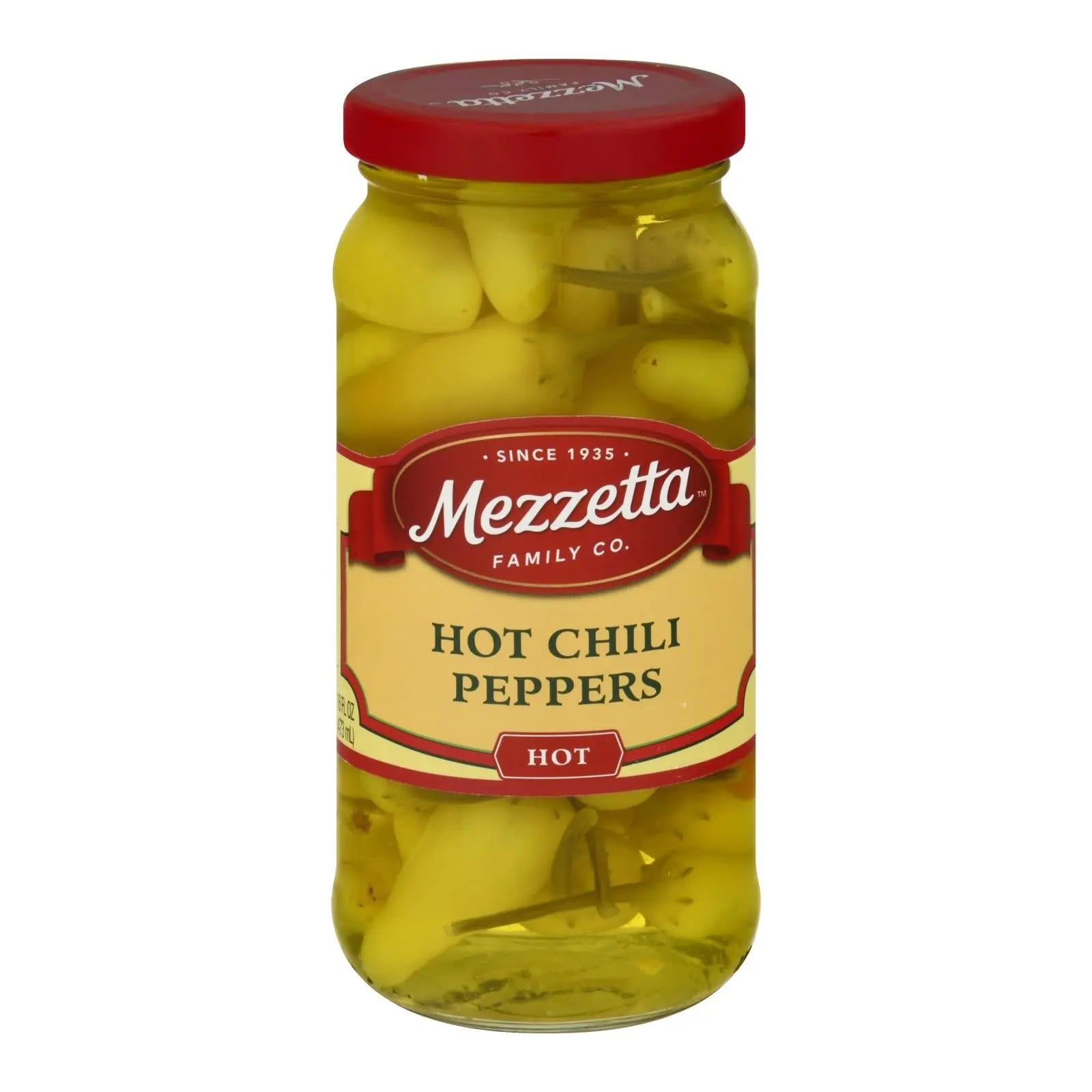 Mezzetta Hot Chili Peppers - Case Of 6 - 16 Oz. Mezzetta