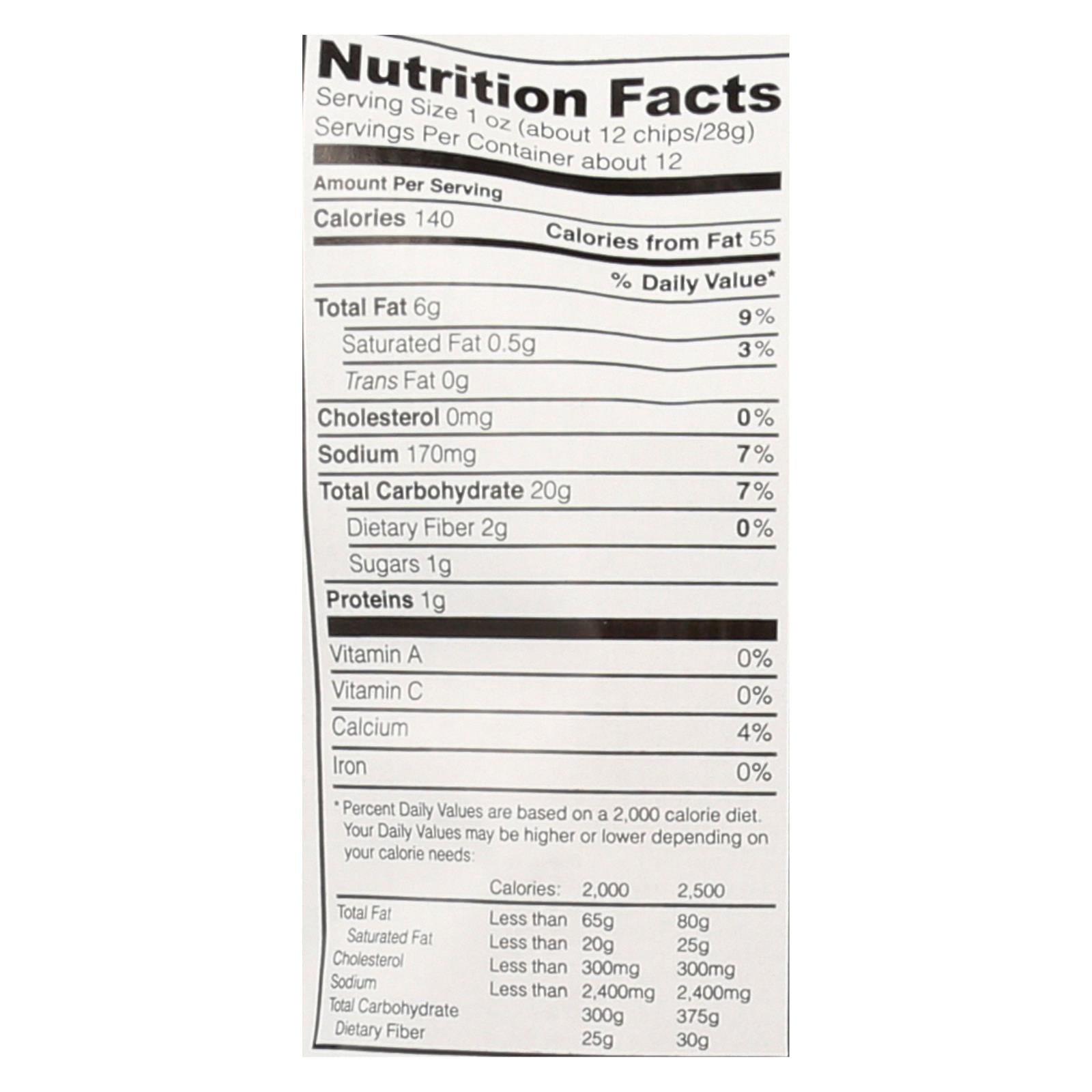 Mi Nina's White Corn Tortilla Chips With Jalapeno Aguave  - Case Of 9 - 12 Oz Mi Nina