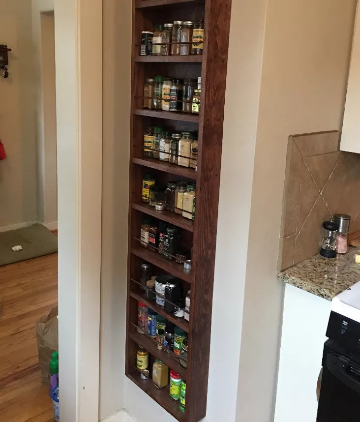 Miami On the Wall Spice Rack WG Wood Products, LLC