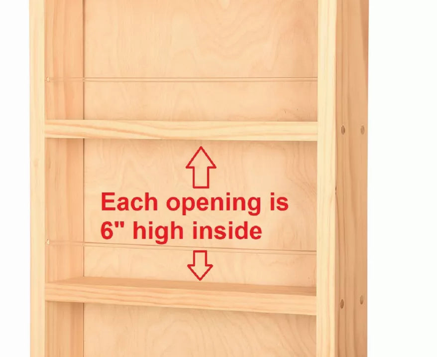 Miami On the Wall Spice Rack WG Wood Products, LLC