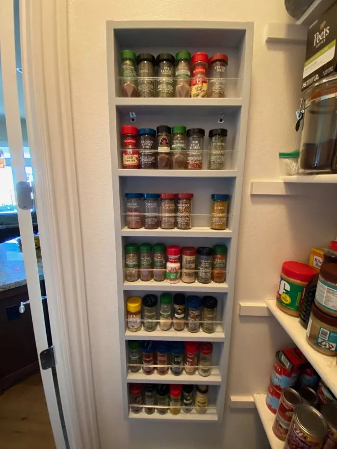 Miami On the Wall Spice Rack WG Wood Products, LLC