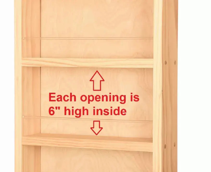 Miami On the Wall Spice Rack WG Wood Products, LLC