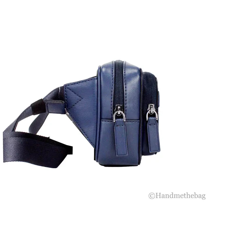 Michael Kors Cooper Small Navy Double Zip Belt Bag JV Deals