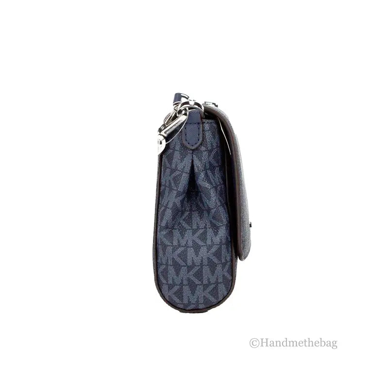 Michael Kors Medium Navy Convertible Pouchette Crossbody Bag JV Deals