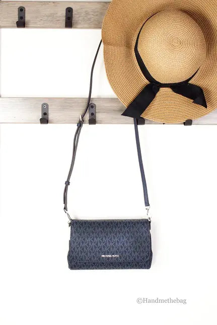 Michael Kors Medium Navy Convertible Pouchette Crossbody Bag JV Deals