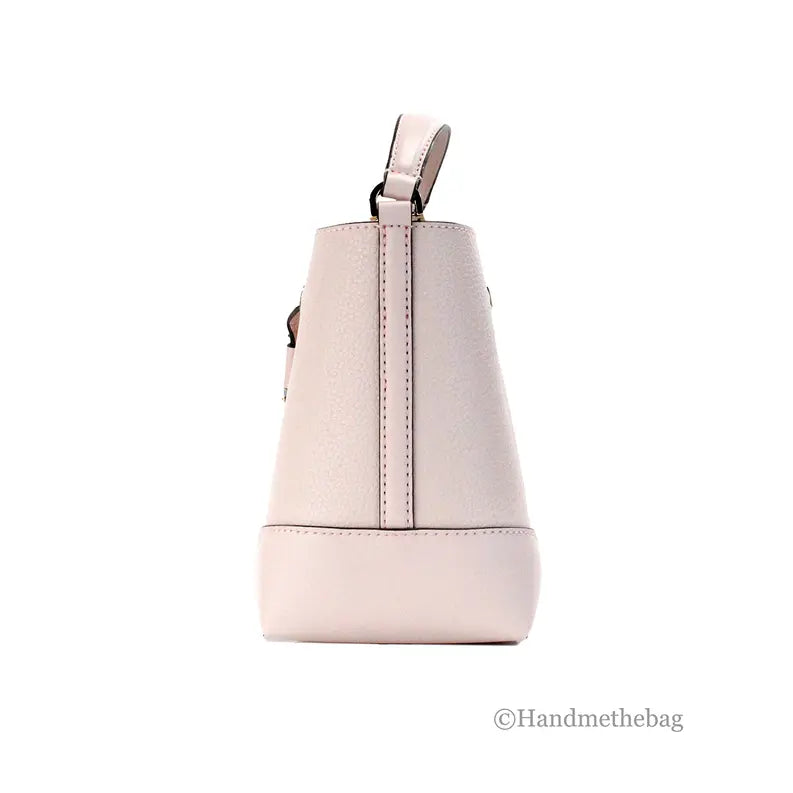 Michael Kors Mercer Small Pink Leather Bucket Crossbody Bag JV Deals