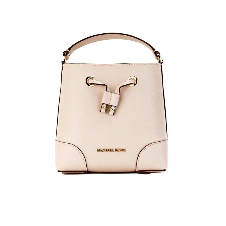 Michael Kors Mercer Small Pink Leather Bucket Crossbody Bag JV Deals