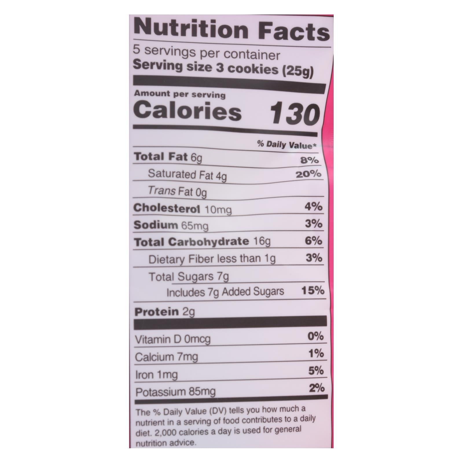 Michel Et Augustin - Cookie Dark Chocolate Ss Shortbread - Case Of 6 - 4.4 Oz Michel Et Augustin