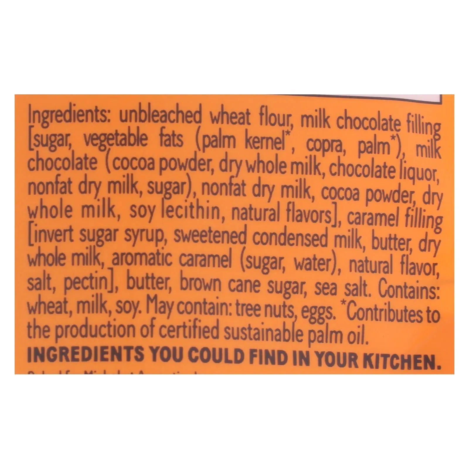 Michel Et Augustin - Cookie Mk Chocolate Caramel Shbrd - Case Of 6 - 4.9 Oz Michel Et Augustin