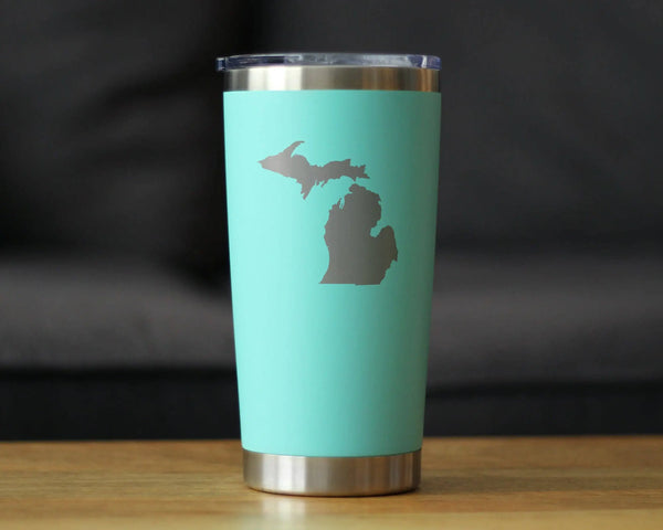 Michigan Insulated Travel Tumbler - Michiganders Gifts Bevvee