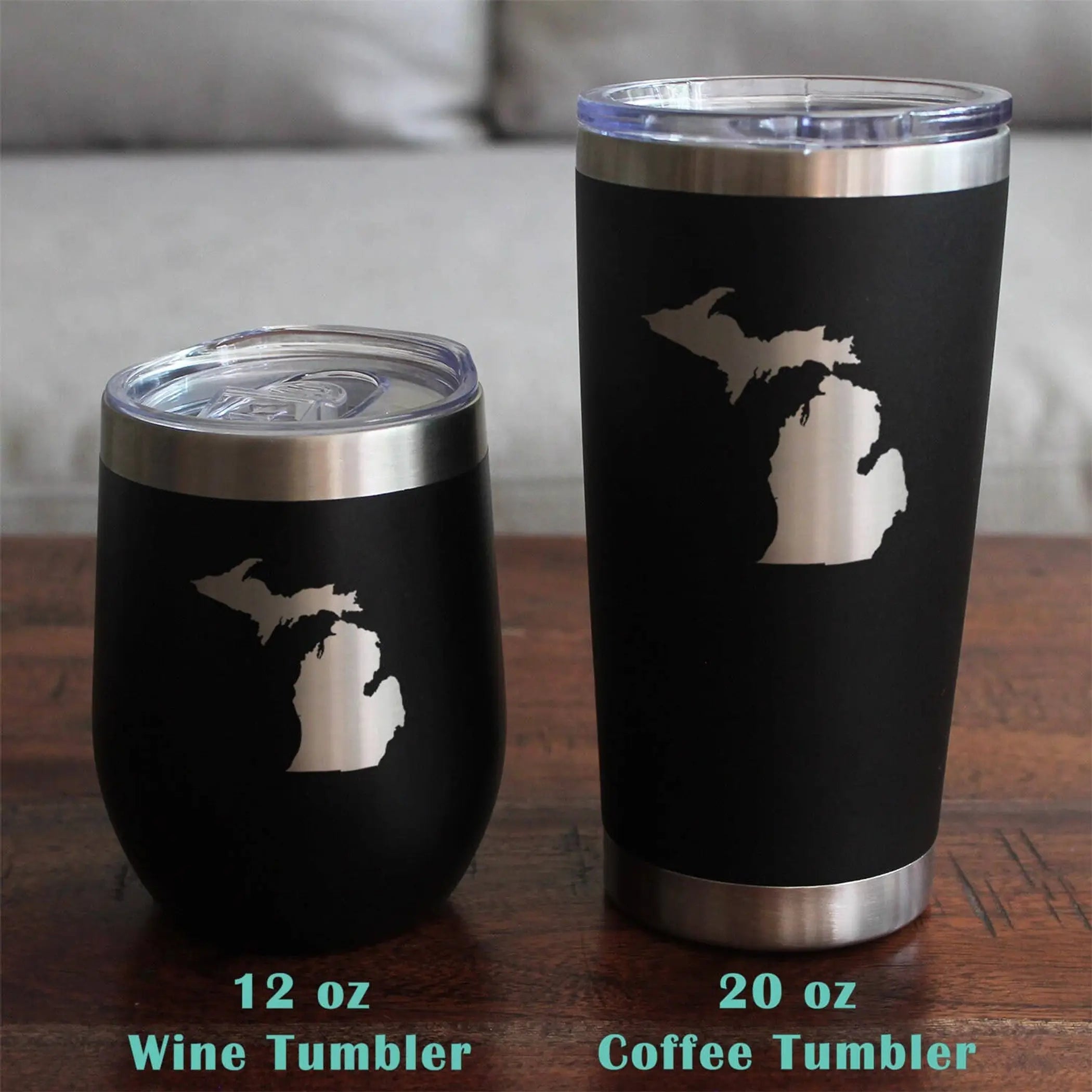Michigan Outline Beer Can Pint Glass - Michiganders Gifts Bevvee