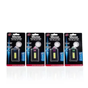 Micron Keyring Flashlight With COB LED Light Flipo