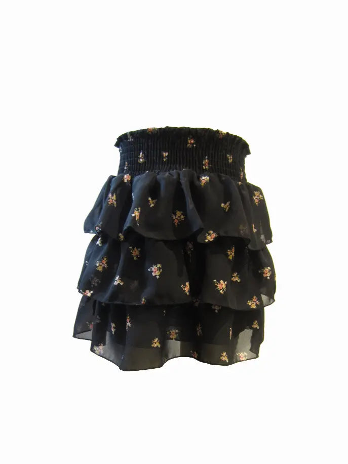 Midnight Flowers Skirt Tru Luv