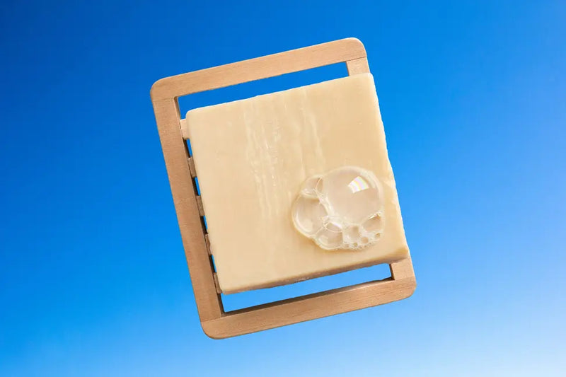 Milk and Collagen Solid Face Wash Bar Soap | Sustainable Facial Cleanser Palette Studio