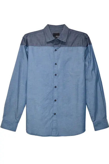 Milo Two Tone Long Sleeve Shirt WEIV