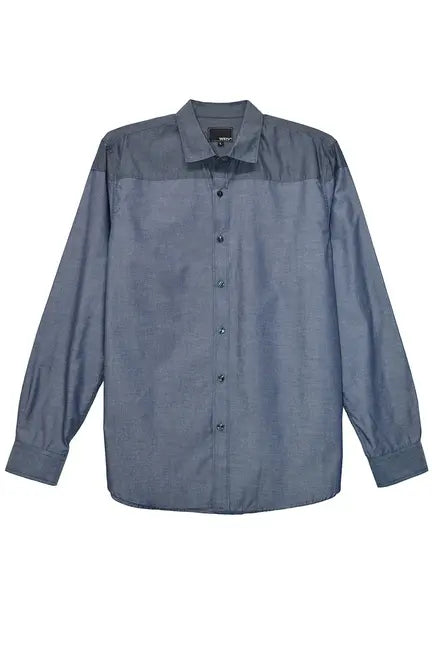 Milo Two Tone Long Sleeve Shirt WEIV
